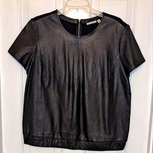 Halogen Leather Top